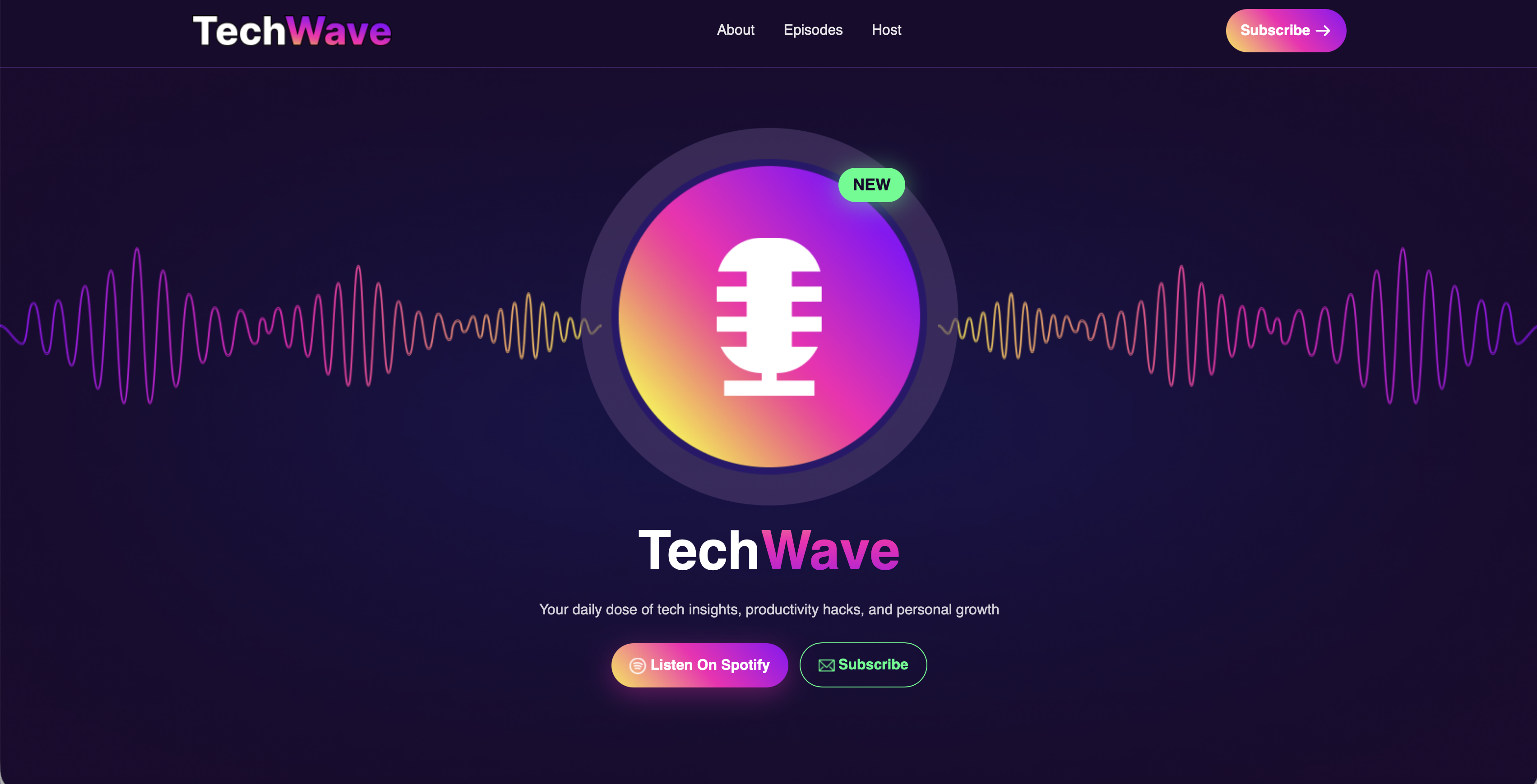TechWave screenshot